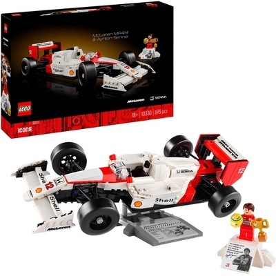 LEGO Icons McLaren MP4/4 en Ayrton Senna 10330