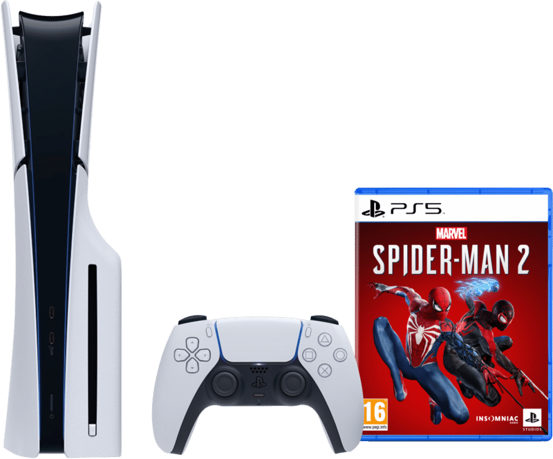 PlayStation 5 Slim Disc Edition + Marvel's Spider-Man 2