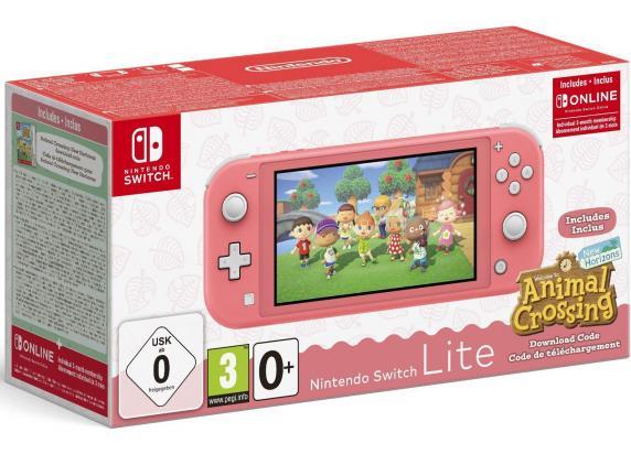 Nintendo Switch Nintendo Switch Console Lite Koraal + Animal Cross