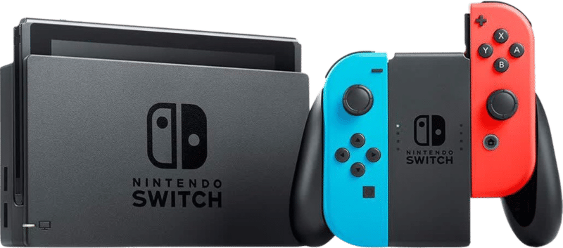 Nintendo Switch (2019 upgrade) - Red/Blue Nintendo Switch