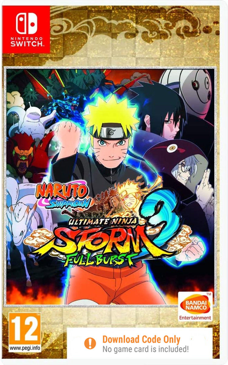 Naruto Shippuden Ultimate Ninja Storm 3 Full Burst (Code in a Box) Nintendo Switch