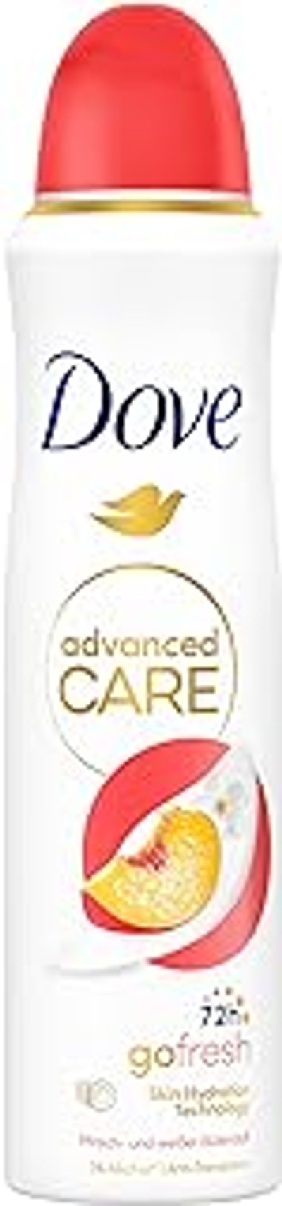 Dove Advanced Care Anti-transpirant Spray Go Fresh Perzik en Witte Bloemengeur 150 ml