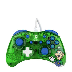 PDP Gaming Rock Candy Wired Controller - Luigi Lime (Nintendo Switch/Switch OLED)