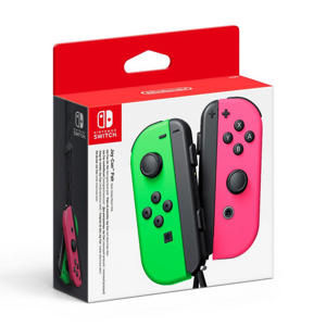 Nintendo Switch Joy-Con controller neon groen/roze