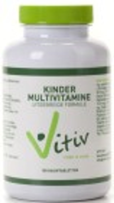 Vitiv Kinder Multivitamine - 100 tabletten