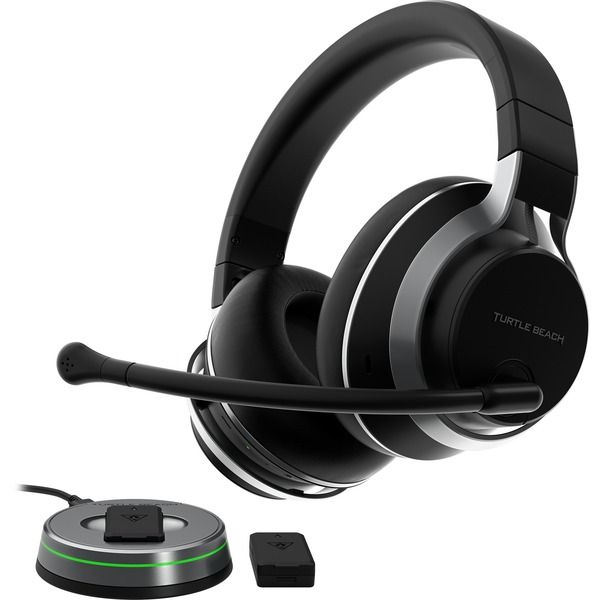 Turtle Beach Stealth Pro-gamingheadset gaming headset (Zwart, Xbox Series X, Xbox Series S, Xbox One, PlayStation 5, PlayStation 4, PC, Mac, Nintendo Switch, Smartphone, Bluetooth)