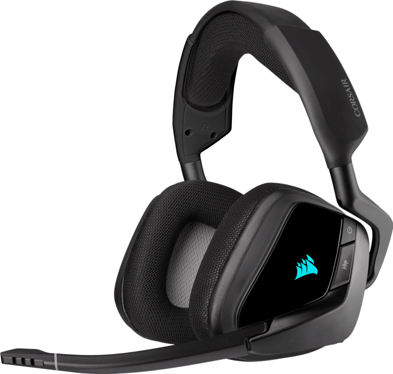 Corsair Void RGB Elite Draadloze Gaming Headset PC/PS5 Carbon/Zwart