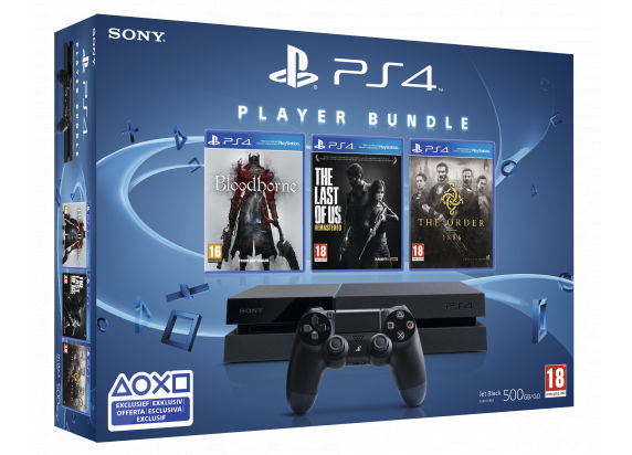 Sony PS4 500GB Bloodborne/The Last Of Us/The Order 1886