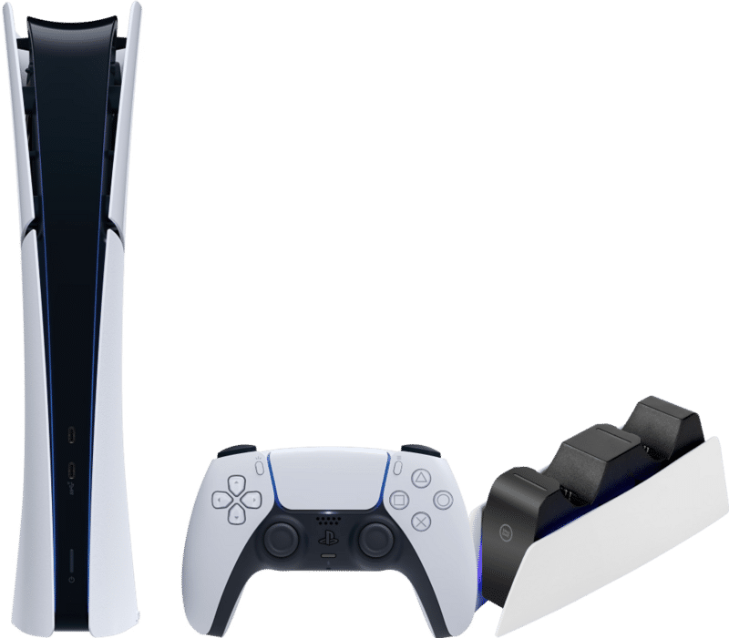 PlayStation 5 Slim Digital Edition + BlueBuilt oplaadstation
