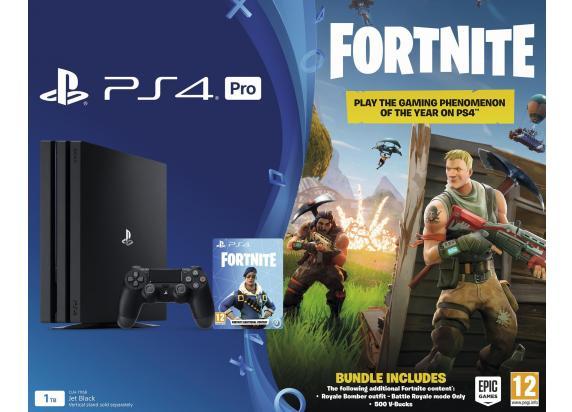 Sony PlayStation 4 - Fortnite PS4 Pro 1TB Black Console Fortnite