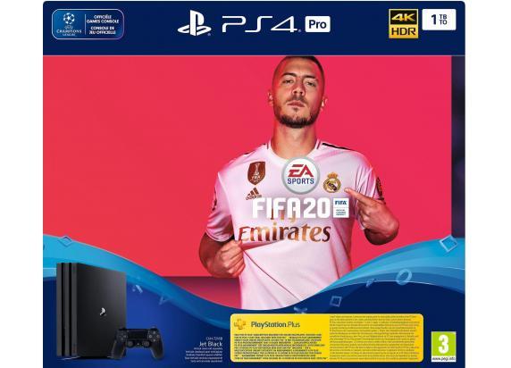 Sony PlayStation 4 PS4 Pro 1TB Black Console FIFA 20