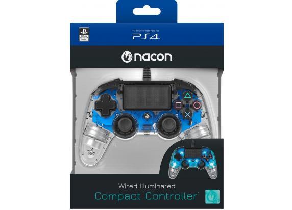 BigBen Interactive PS4 Nacon Wired Official Controller Transparant B