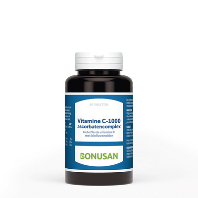 3x Bonusan Vitamine C-1000 ascorbatencomplex 90 tabletten