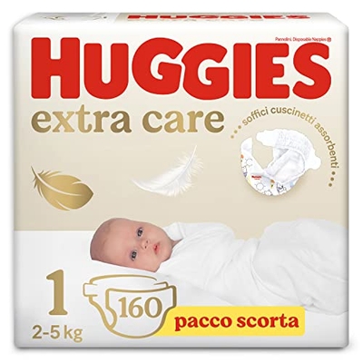 Huggies Extra Care  luiers maat 1 - 160 stuks