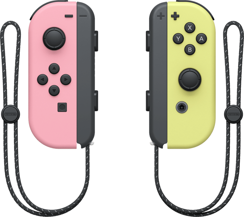 Nintendo Switch Joy-Con Controller Pair (Pastel Pink / Pastel Yellow)
