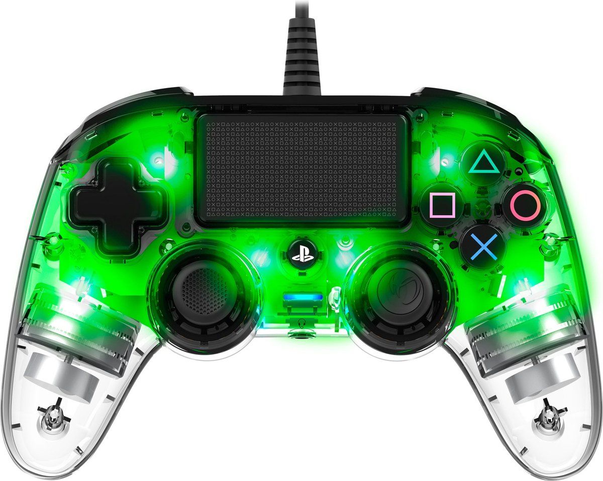 nacon-compact-official-licensed-bedrade-led-controller-ps4-groen