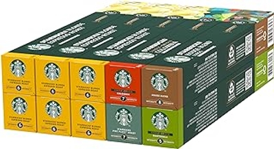 STARBUCKS Blonde Espresso Roast Variety Pack by Nespresso, Koffiecapsules 10 x 10 100 Capsules