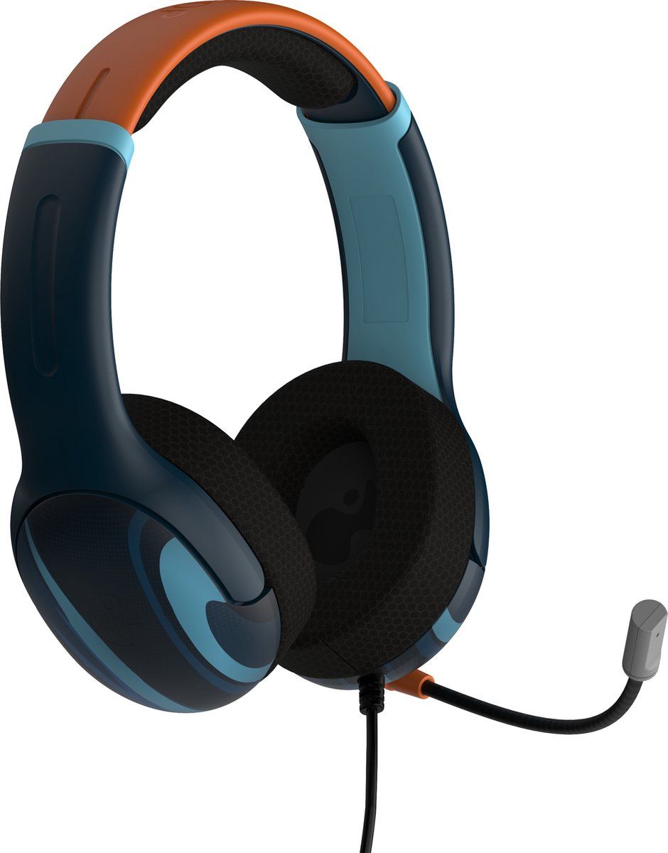 PDP Gaming Airlite Wired Stereo Headset - Blue Tide (Glow in the Dark)