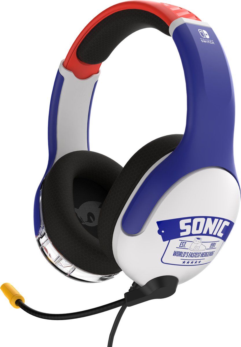 PDP Realmz Wired Headset - Sonic Go Fast