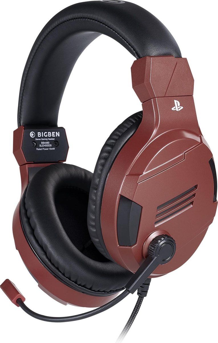 Big Ben Stereo Gaming Headset V3 - Red (Official Sony License)