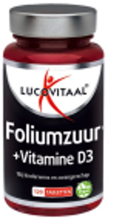 Lucovitaal Foliumzuur + Vitamine D3 -  120 stuks