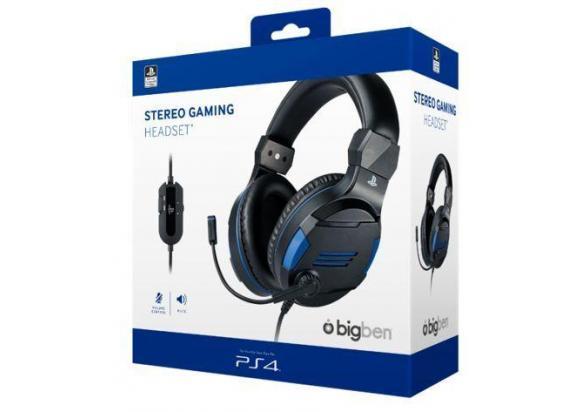 Big Ben Stereo Gaming Headset V3 - Black/Blue (Official Sony License)