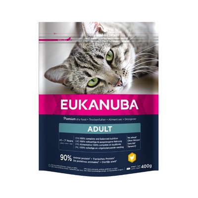 Eukanuba Cat Adult Sterilised / Weight Control Kip 400gr - kattenbrokken