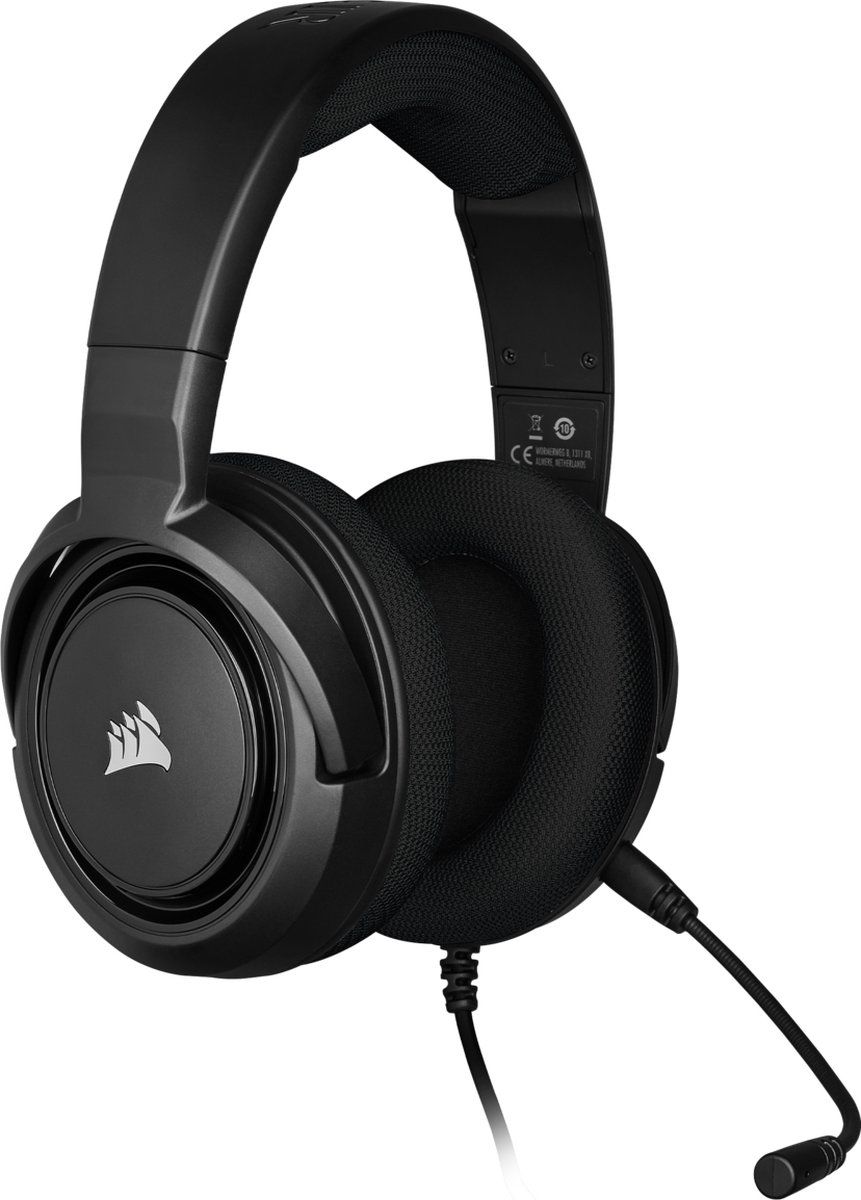 Corsair HS35 Gaming Headset - Carbon Zwart - Compatibel met meerdere platforms