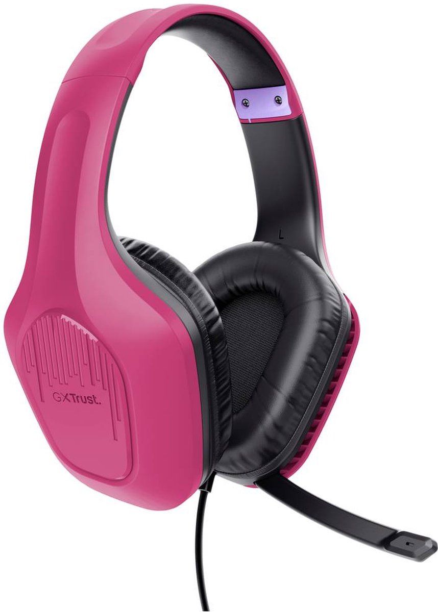 Trust GXT 415P Zirox Headset Bedraad Hoofdband Gamen Roze