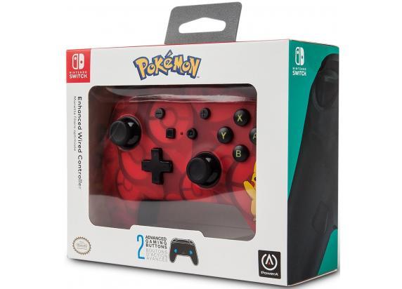 Nintendo Switch - Pokemon Power A - Switch Wired Controller Pokemon Pikachu Rood