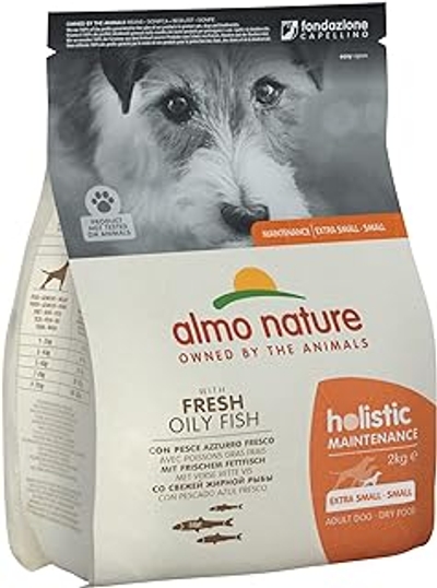 Almo Nature Holistic Maintenance Kroketten voor honden met verse blauwe vis, 2 kg - hondenbrokken