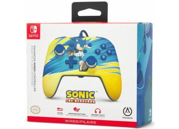 Nintendo Switch - Sonic The Hedgehog Switch - Power A Wired Controller Sonic Boost