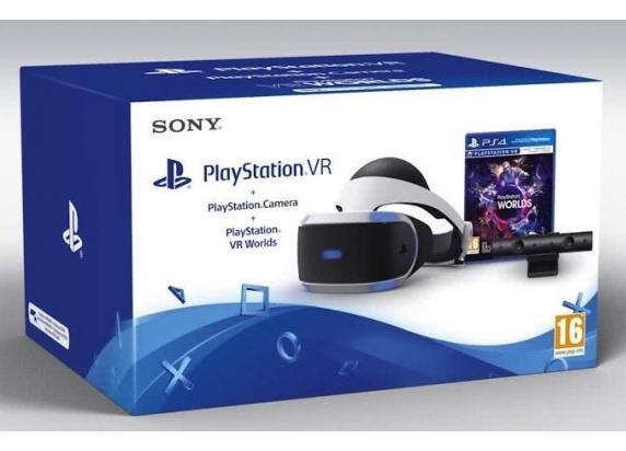 Sony - PlayStation 4 VR Playstation VR + Camera + VR Worlds