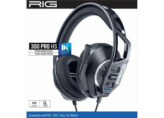 Nacon RIG 300 HSW Pro Bedrade Gaming Headset - PS5 & PS4 - Zwart