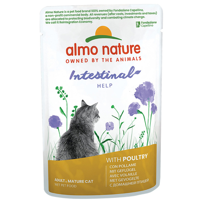 6x70g Digestive Help Gevogelte Almo Nature Holistic Kattenvoer - natvoer katten