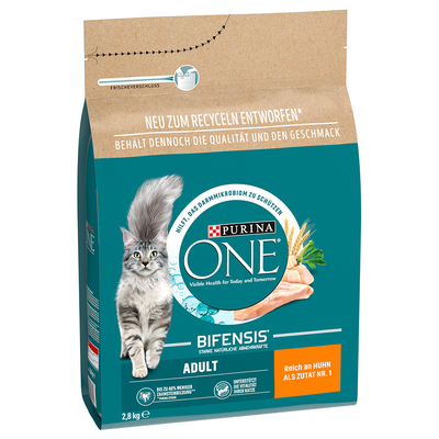 Purina ONE Adult Kip & Volkoren Granen Kattenvoer - 2.8 kg - kattenbrokken