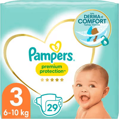 Pampers Premium Protection  luiers maat 3 - 29 stuks