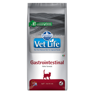3x2kg Farmina Vet Life Cat Gastro-Intestinal Droog Kattenvoer - kattenbrokken