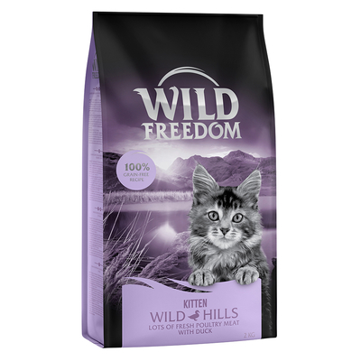 Wild Freedom Kitten Wild Hills met Eend Kattenvoer - 2 kg - kattenbrokken