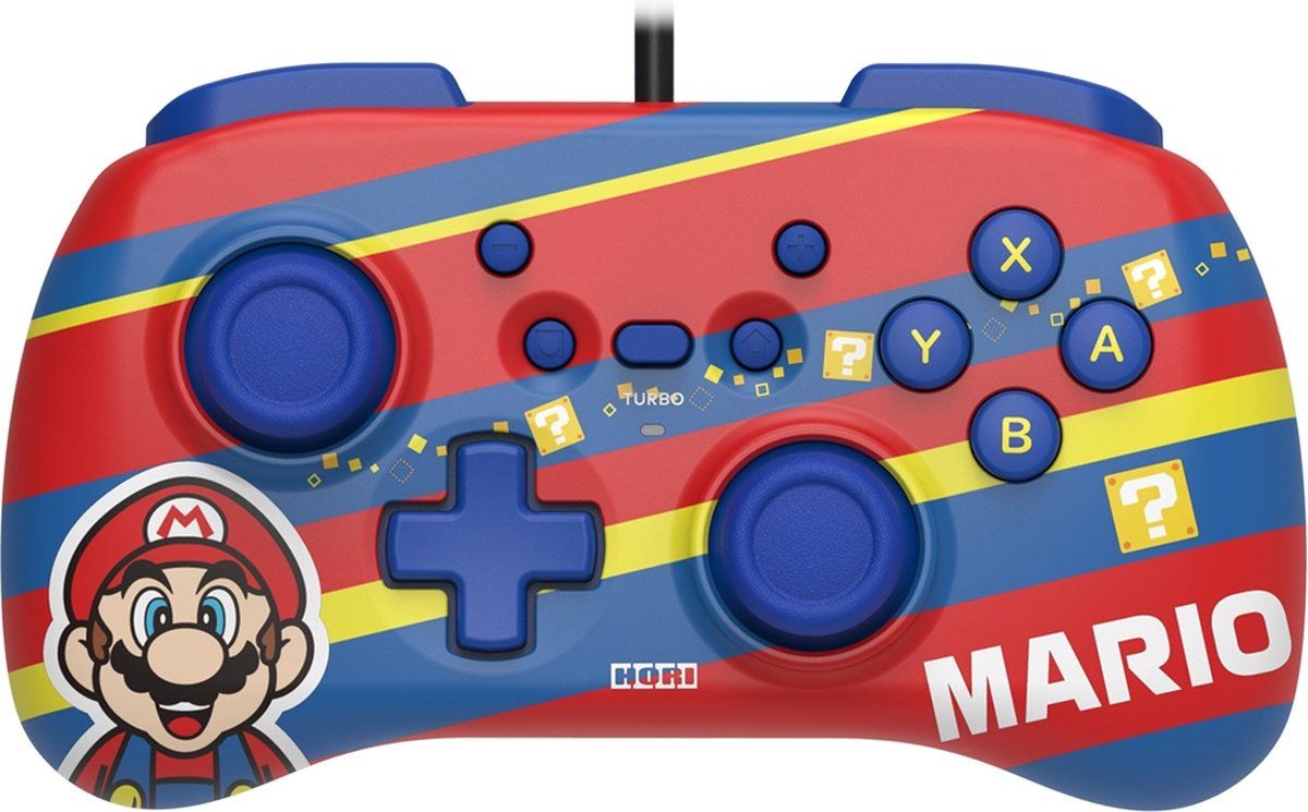 Hori Wired Mini Controller - Super Mario Series - Mario (Nintendo Switch/Switch OLED)