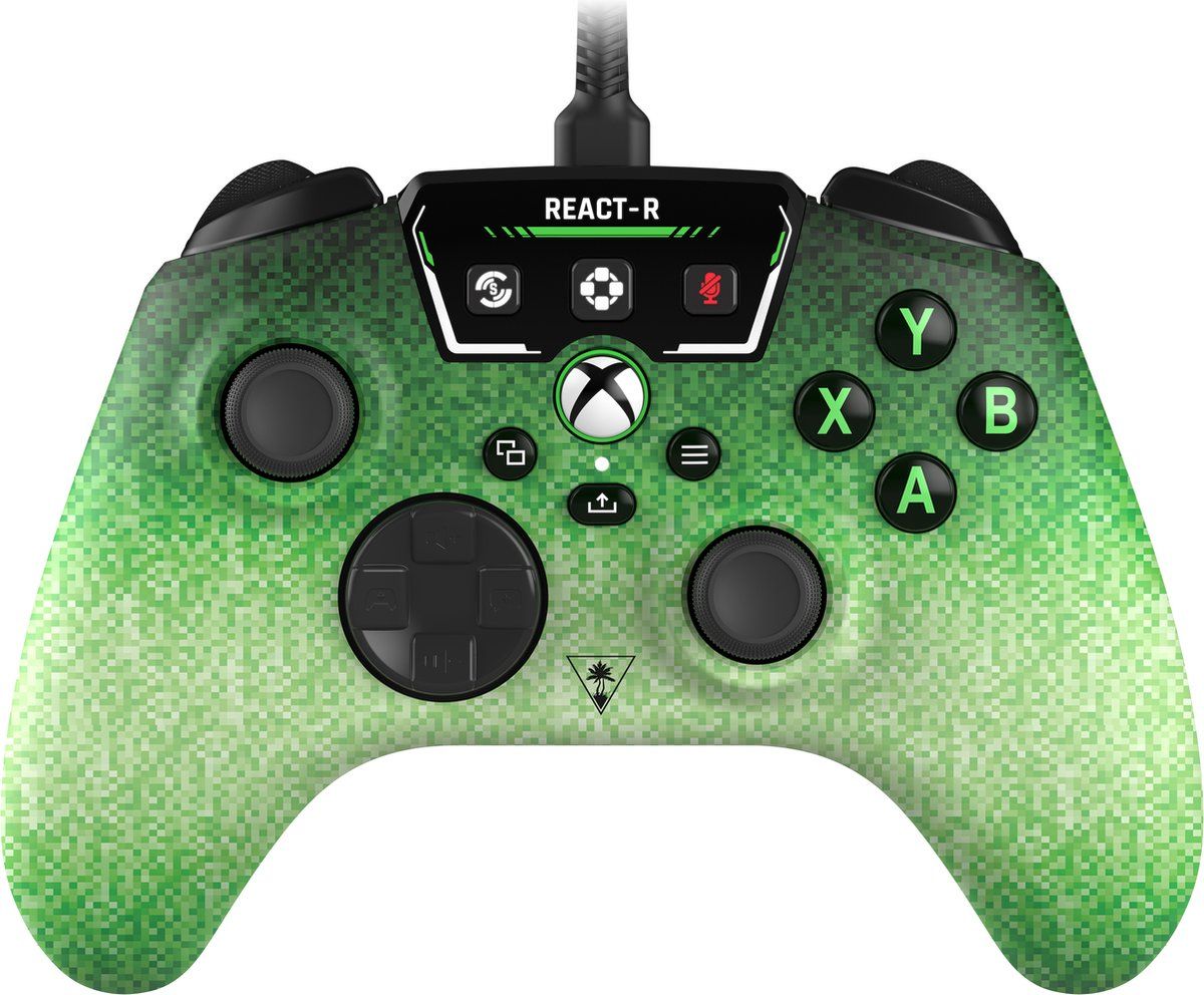 Turtle Beach React-R Zwart, Groen USB Gamepad Analoog/digitaal PC, Xbox One, Xbox Series S, Xbox Ser