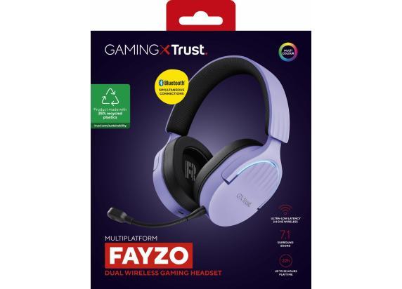 Trust Fayzo GXT491 Wireless Gaming headset Paars