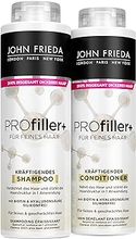 John Frieda Profiller+ shampoo/conditioner voordeelset - inhoud: 1 x shampoo 500 ml & 1 x conditioner 500 ml - voor fijn haar