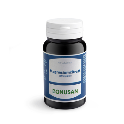 3x Bonusan Magnesiumcitraat 150mg 60 tabletten