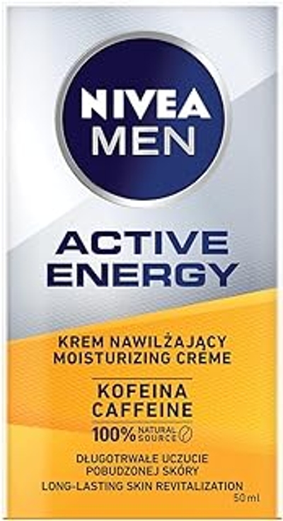 NIVEA MEN Active Energy Energieverzengende gezichtscrème voor mannen 50 ml