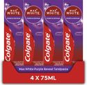 Colgate Max White Purple tandpasta - voor direct wittere tanden - 4 x 75ml 