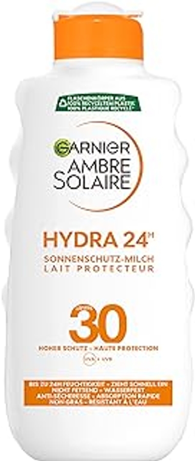 Garnier Zonnebrandcrème, SPF 30, hydraterende zonnecrème - 200 ml