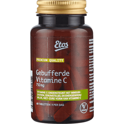 Etos Premium Gebufferde Vitamine C 750mg 60 stuks