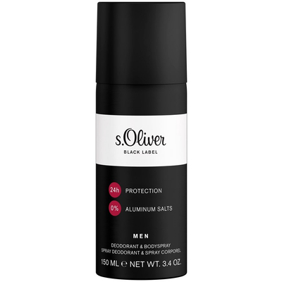 s. Oliver Black Label Men Deodorant Spray 150 ml