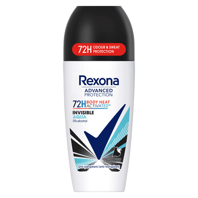 Rexona Invisible Aqua Anti-transpirant Roller 50 ML